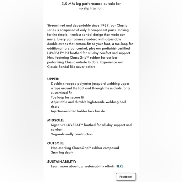 Chaco ZX/2 classic sandal double toe strap - Picture 7 of 7